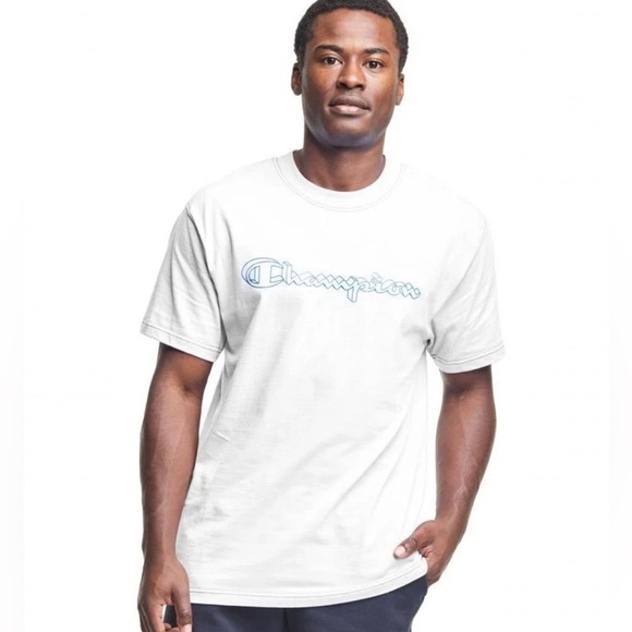 Champion Other - Champion Men's Script Jersey Graphic T-Shirt
